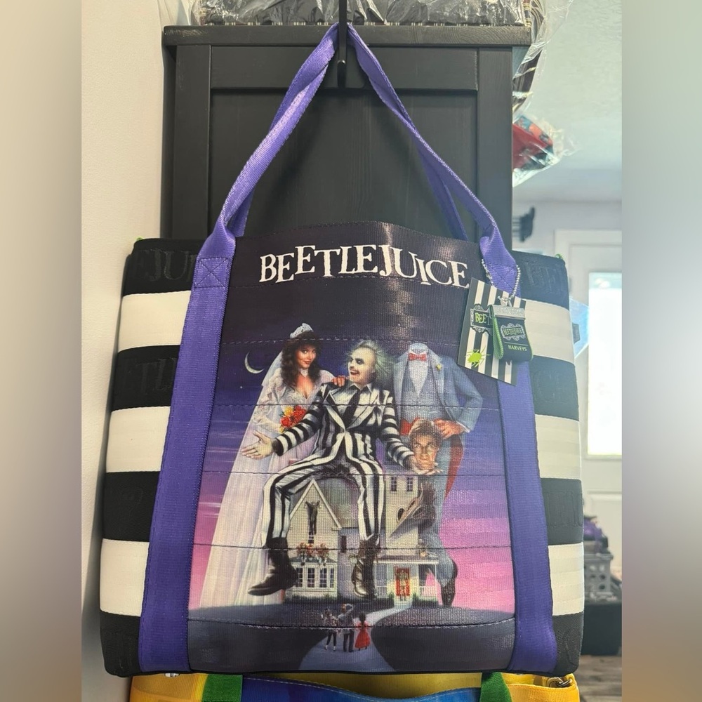 🌶️ NEW! Harvey’s Beetlejuice Poster Tote.